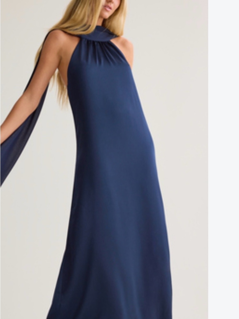 NWT Altar’d State navy maxi dress